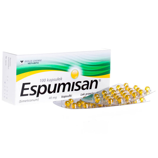 Espumisan 100 kapsulek na wzdecia