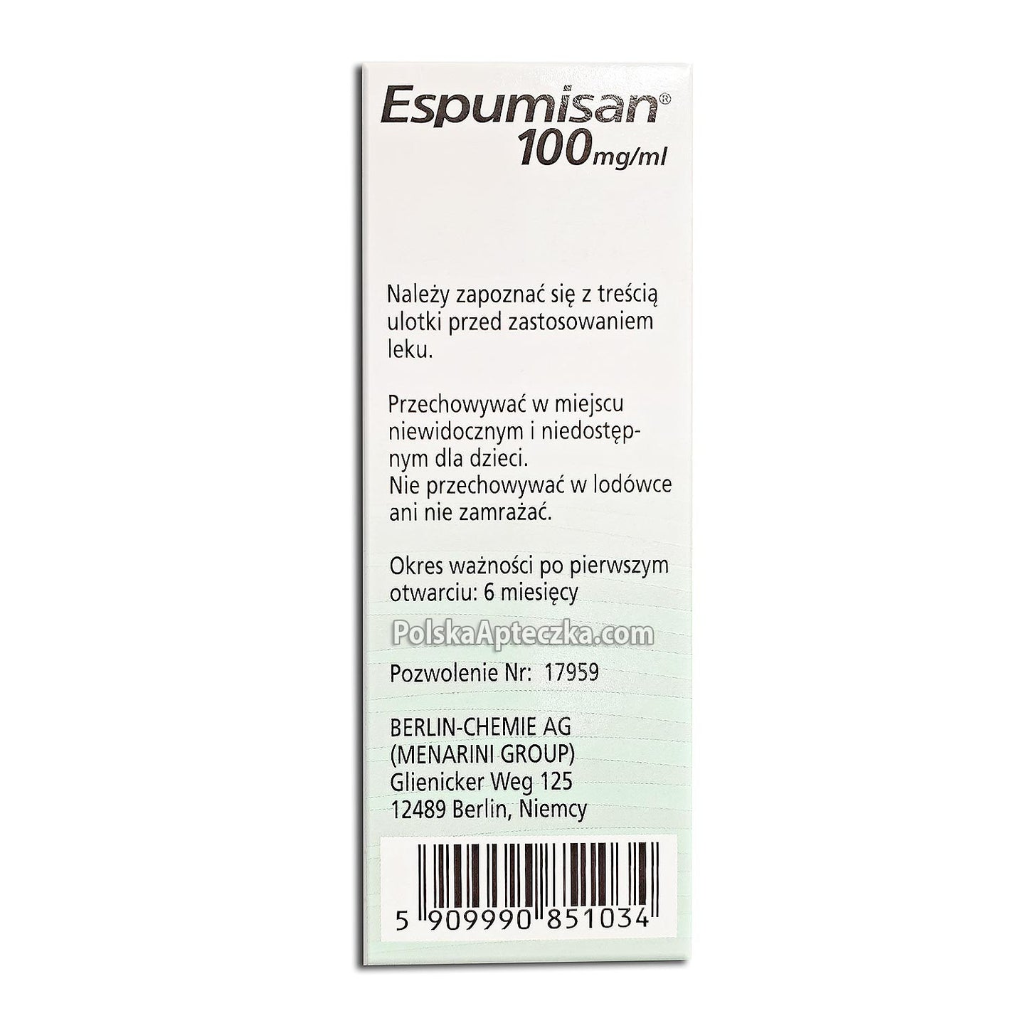 Espumisan Krople przeciw wzdęciom 40mg/ml, 30ml