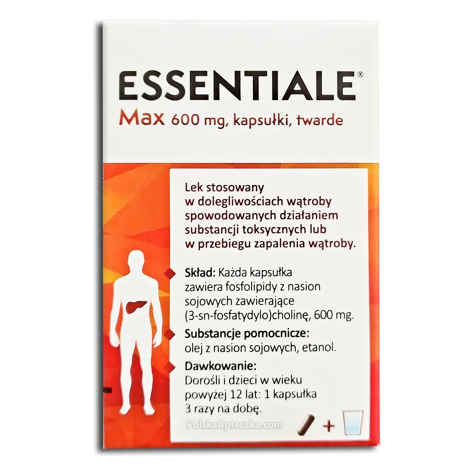 Essentiale MAX 600mg, 30 capsules