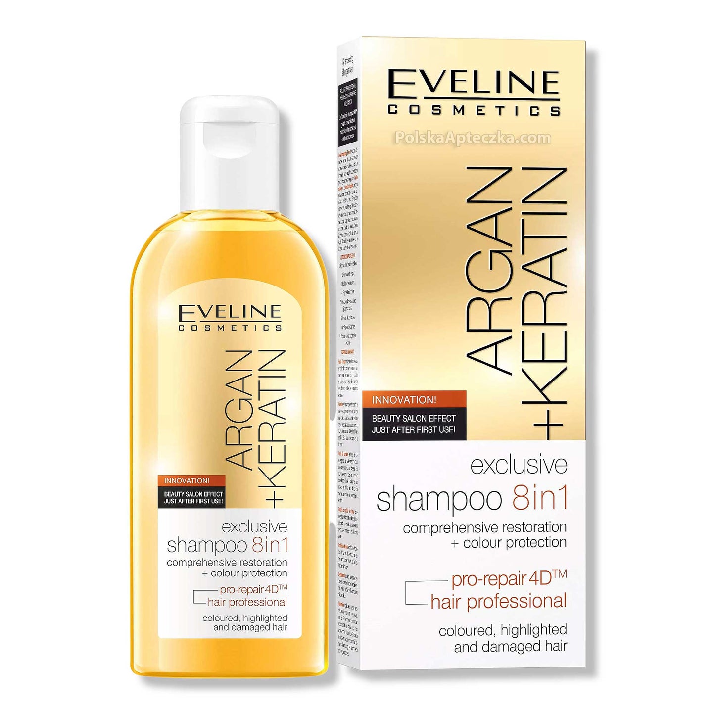 Eveline, Argan + Keratin Szampon 8w1 150ml