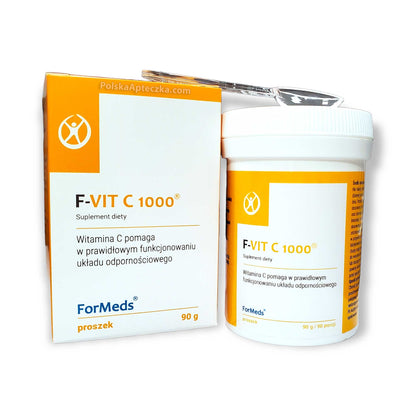 F-Vit C 1000, Lewoskrętna Witamina C Proszek 90g