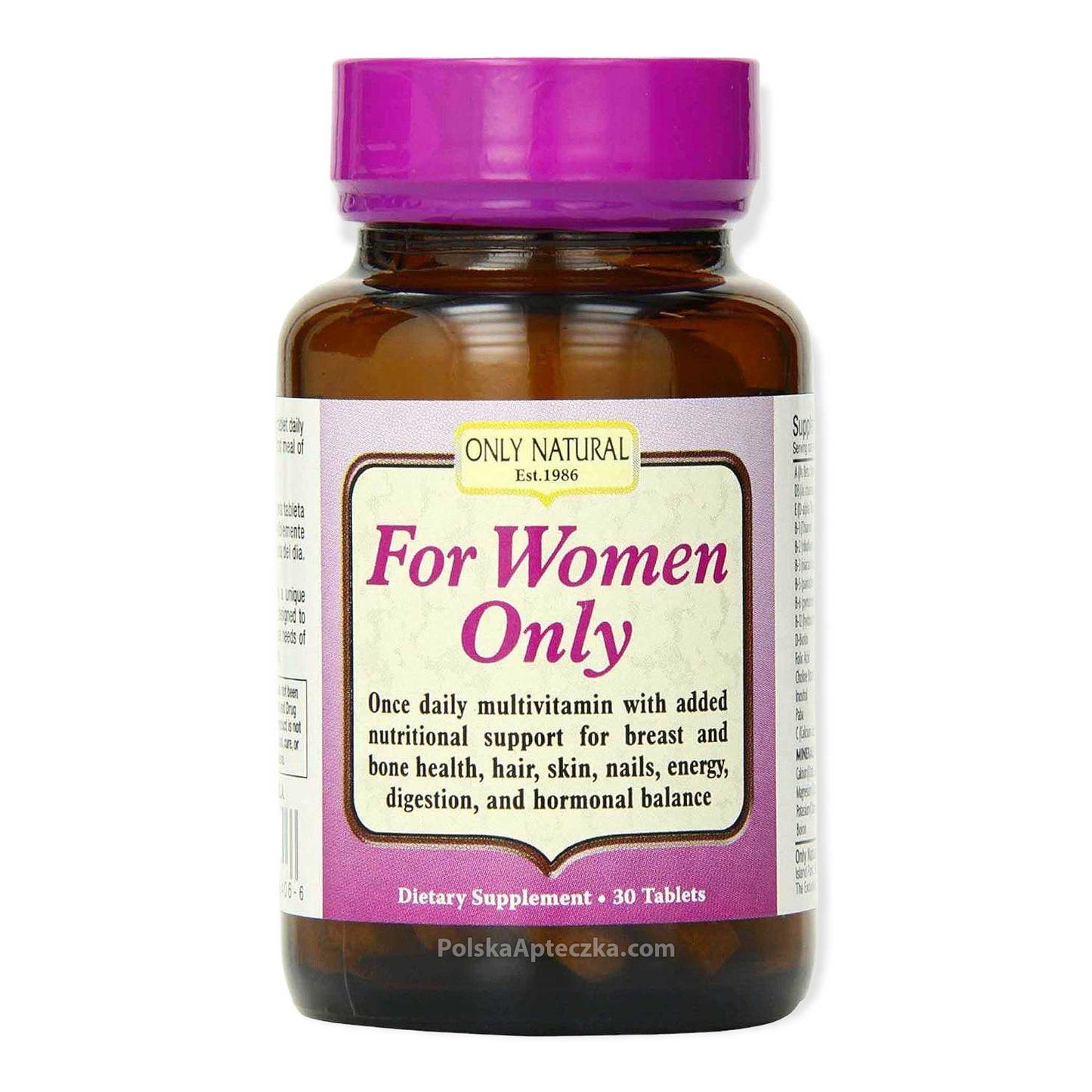 For Women Only Multiwitamina dla kobiet 30 tabl., Only Natural