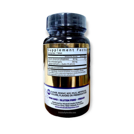 Czosnek bezzapachowy | Odor controlled Garlic, 100 tabl.