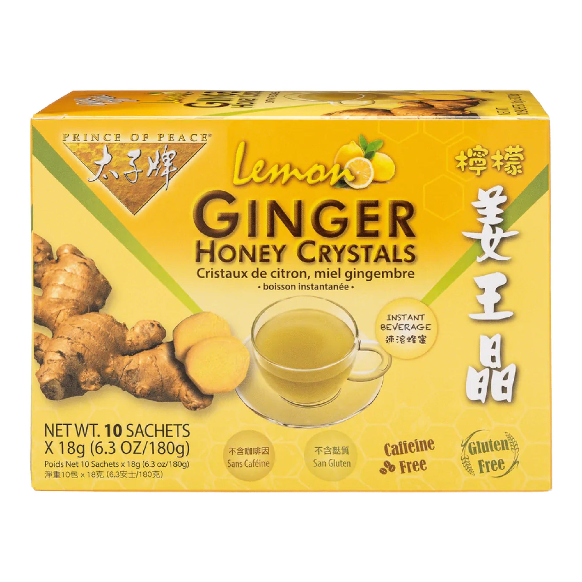 Ginger Honey Crystals 10 sachetes - Apteczka | Proton Nutrition