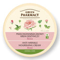 Green Pharmacy, Róża krem do twarzy przeciwzmarszczkowy odżywczy, 150 ml
