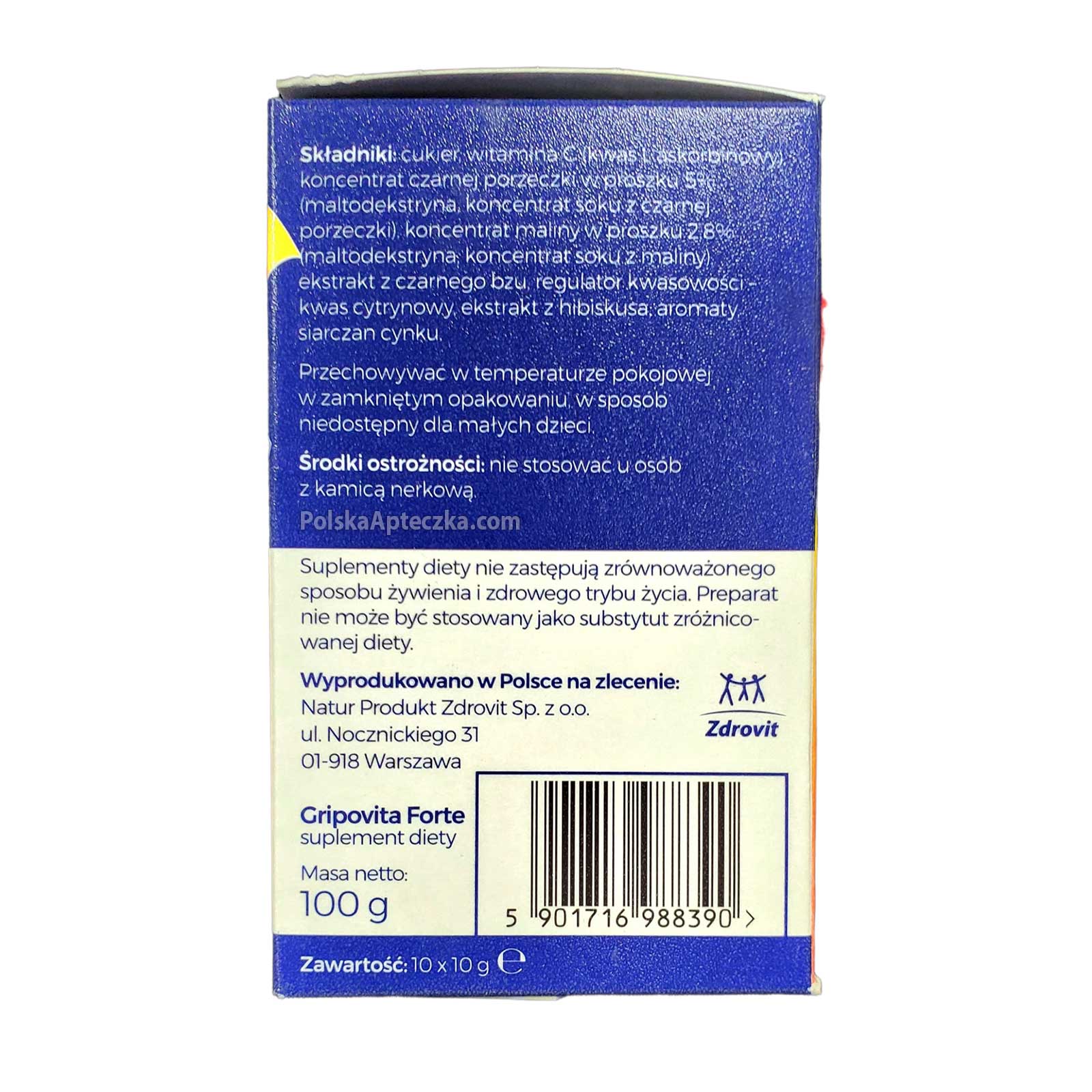 Grinovita Forte, proszek, 10 g, 10 saszetek