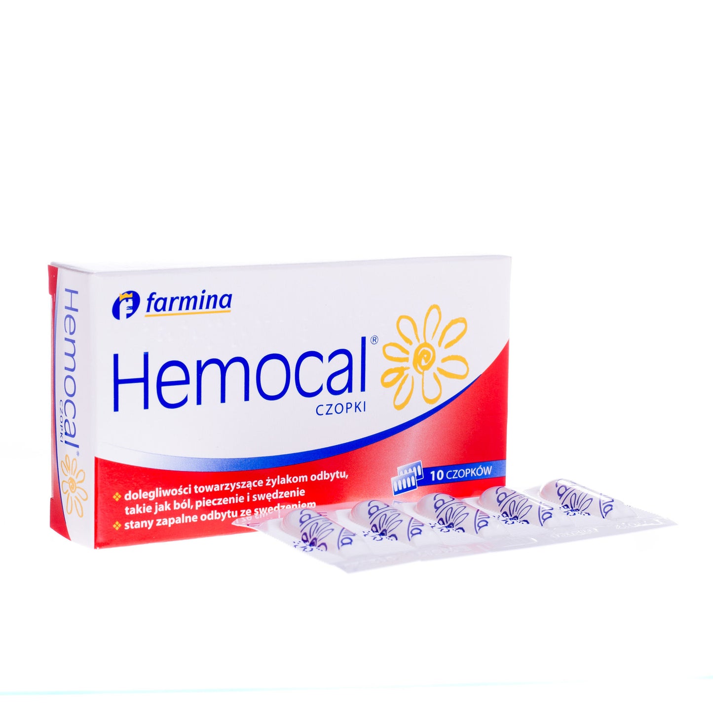 Hemocal czopki 10 czopkow