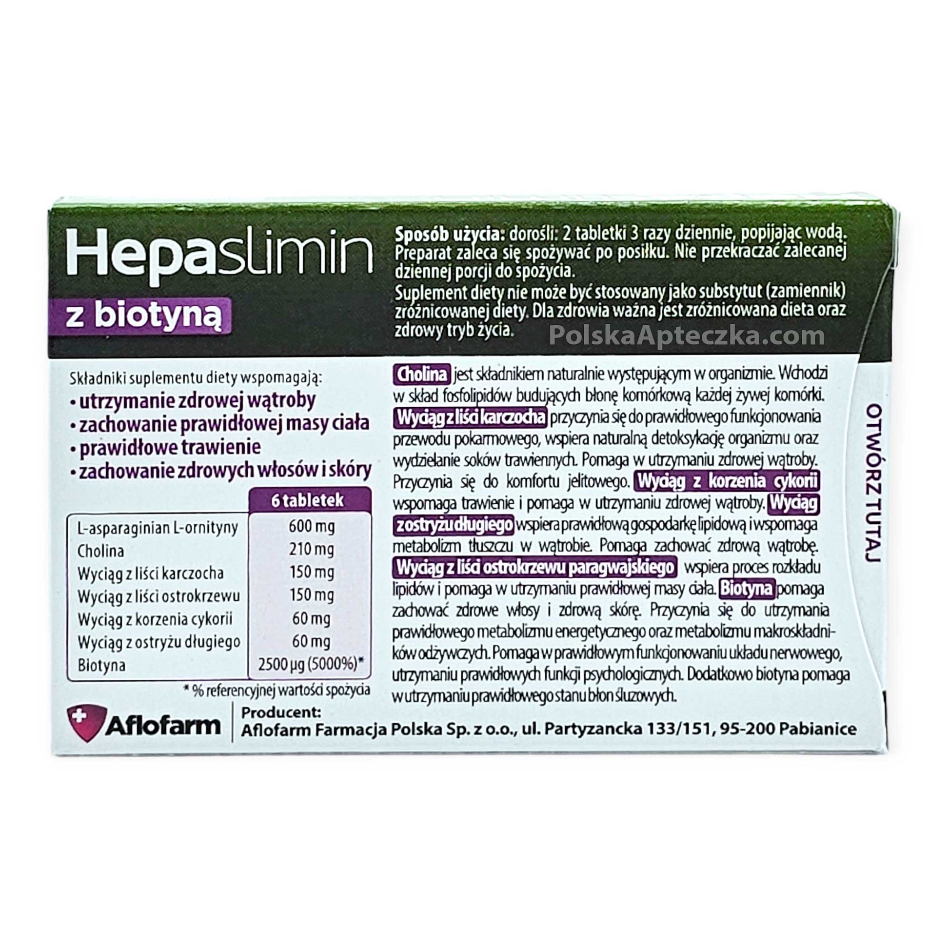 hepaslimin z biotyną