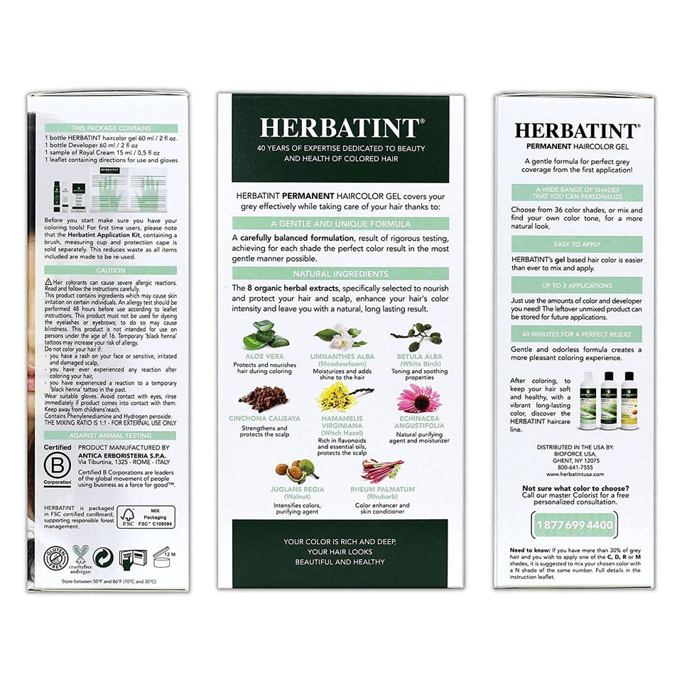 Herbatint 1N Black Hair Color
