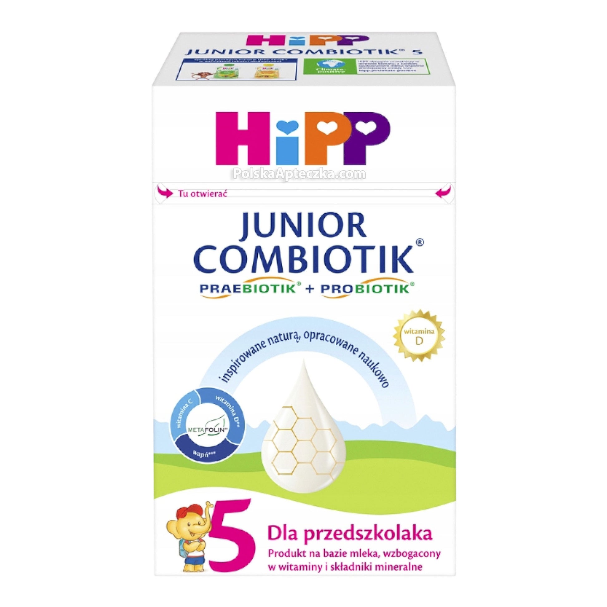 Hipp Mleko 5 modyfikowane Combiotik dla przedszkolaka 550g