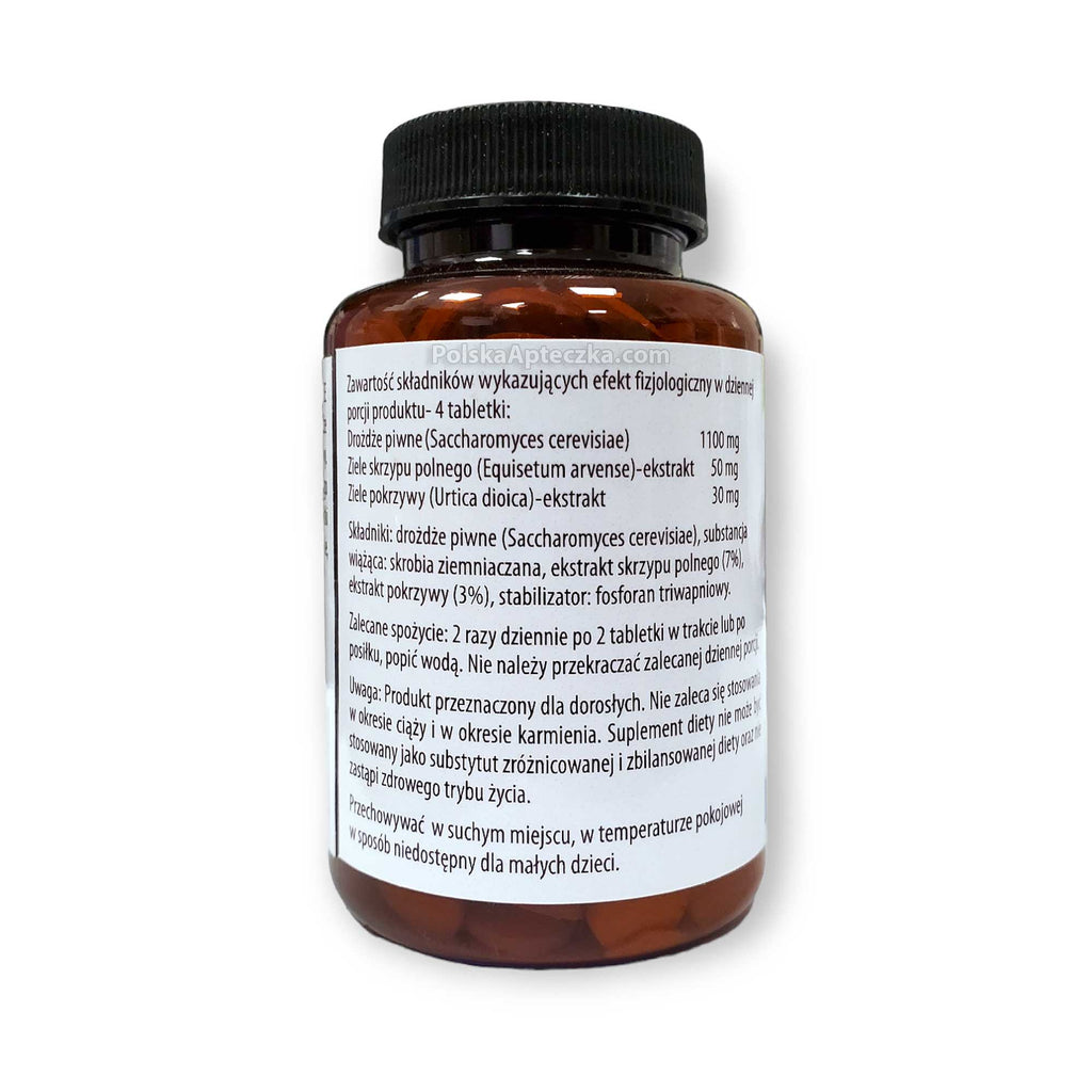 Skrzyp i pokrzywa, drożdże piwne, 250 tabletek, Humavit