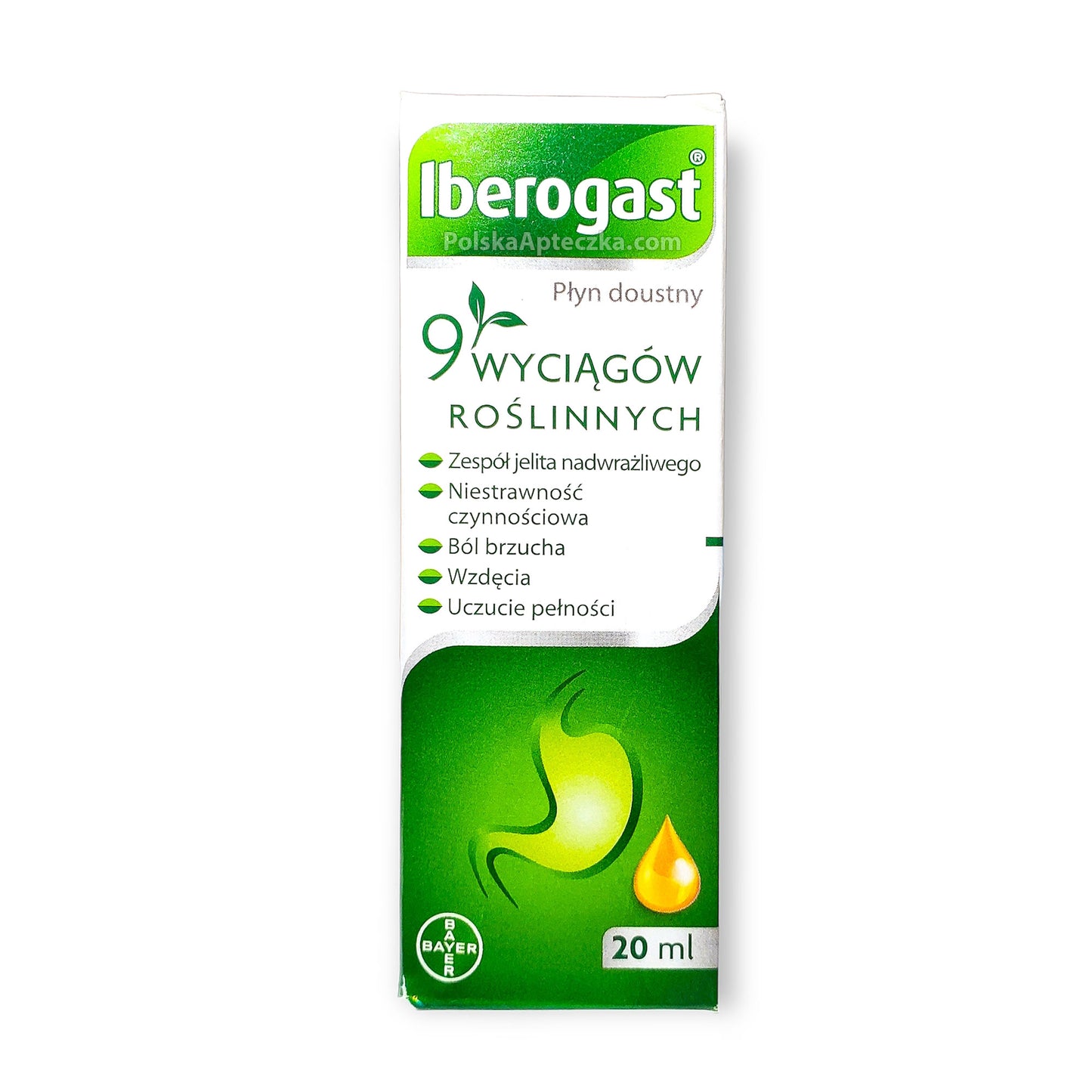 Iberogast, w zaburzeniach żołądkowo-jelitowych, 20ml