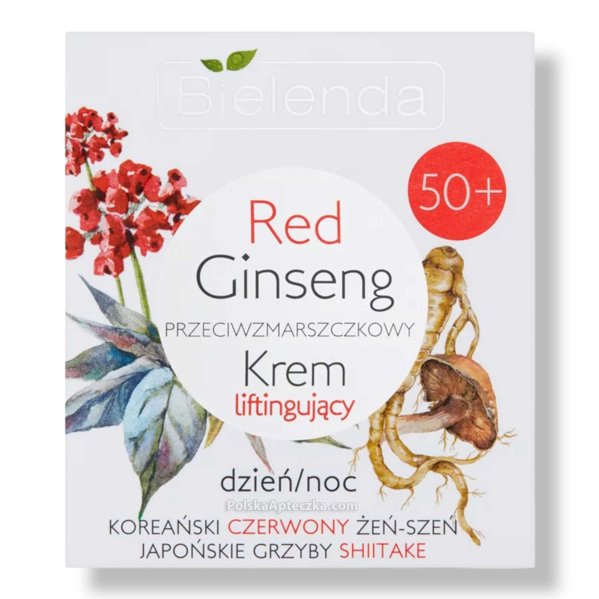 Bielenda, Red Ginseng, 50+ Krem do twarzy liftingujący dzień/noc 50 g