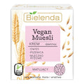 Bielenda, Vegan Muesli, krem matujący owies, prszenica, mleczko ryżowe na dzien i noc 50 g