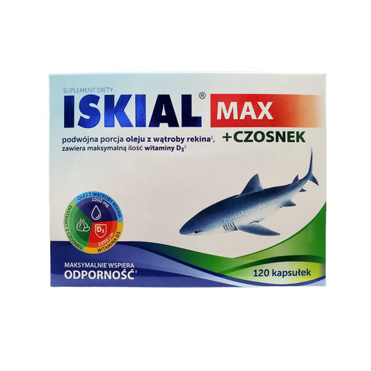 Iskial MAX + Czosnek, kapsulki, 120 kapsulek