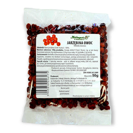 Jarzębina Owoc 50g, Herbapol