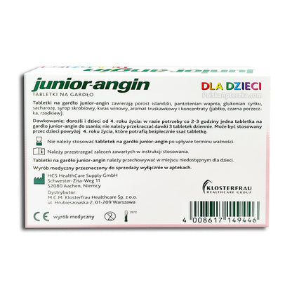 Junior angin, tabletki na gardło, 24 tablets