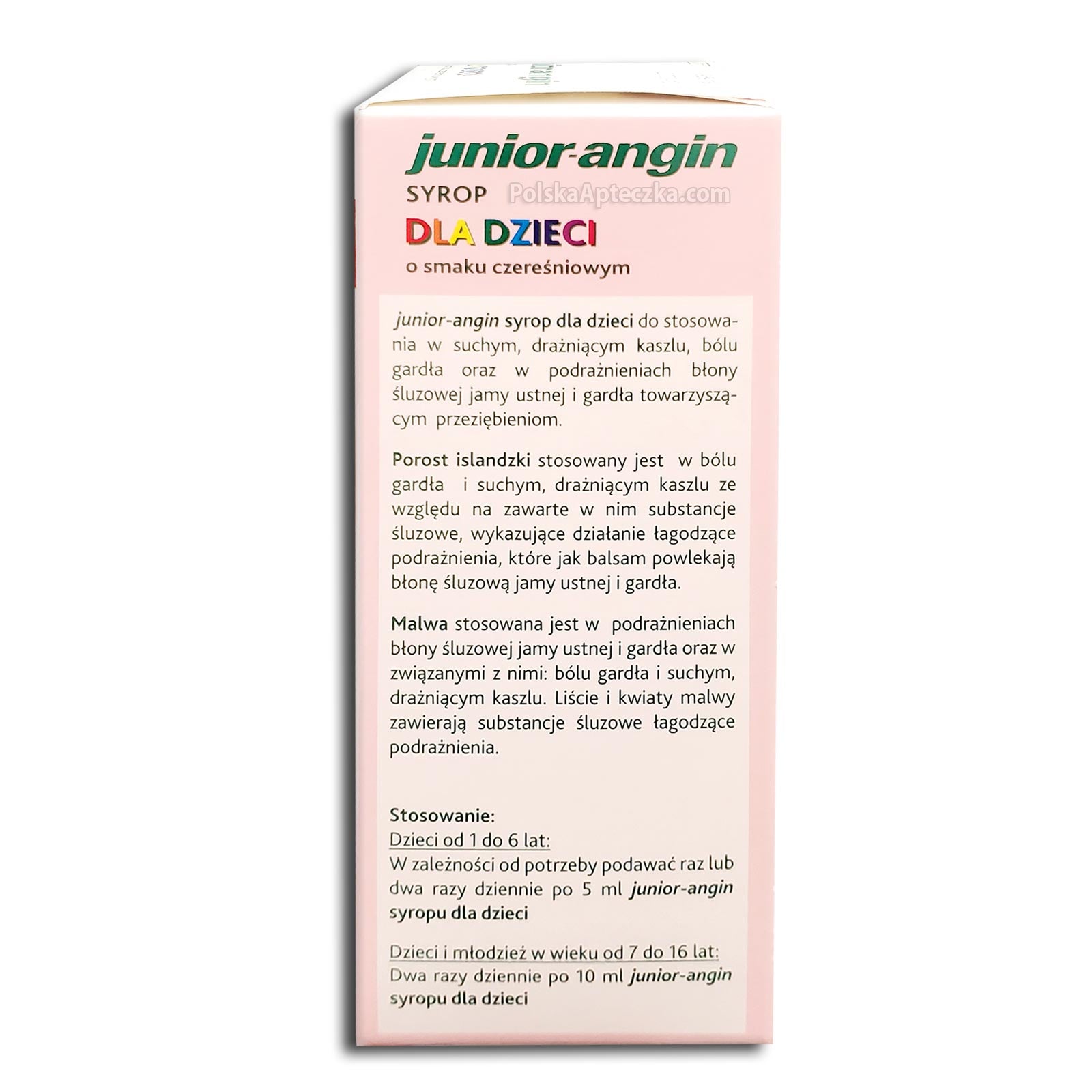 Junior angin, syrop dla dzieci, 100ml