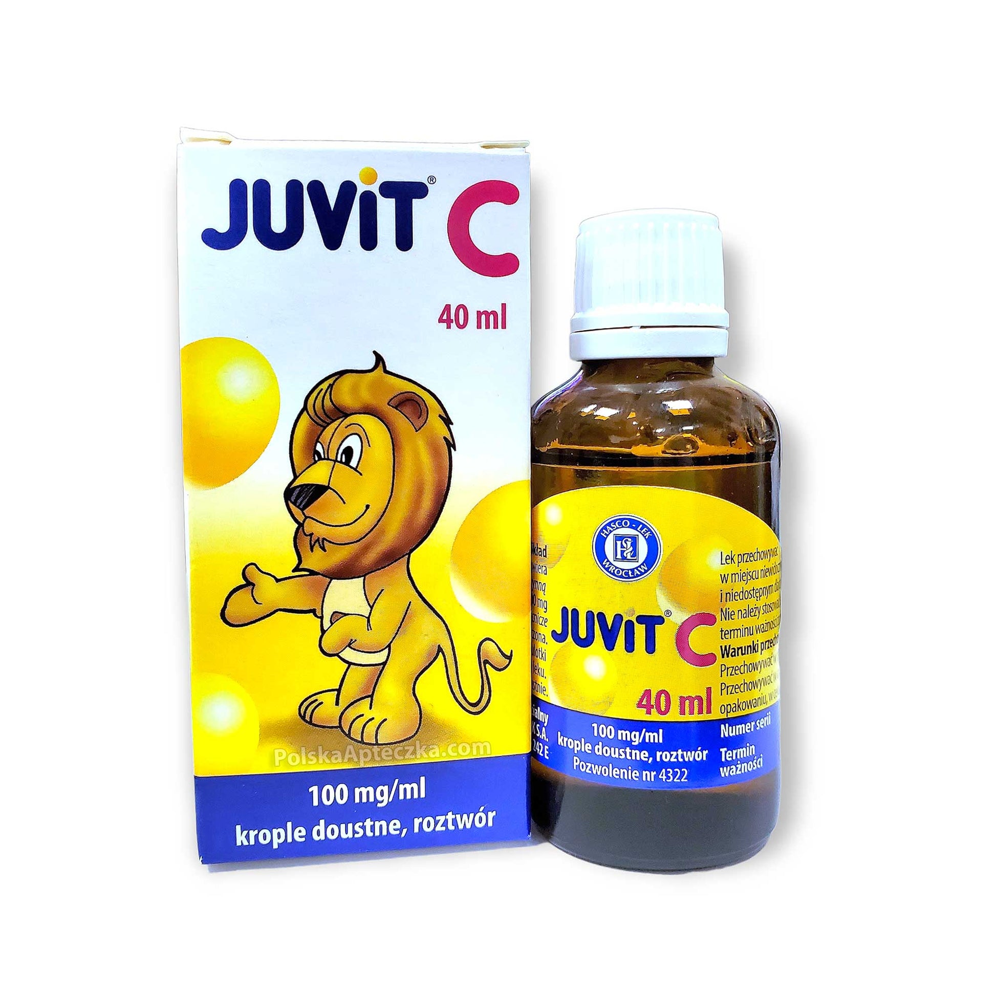 Juvit C 100mg/ml Krople doustne  40ml