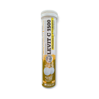 Levit C 1500, witamina c lewoskrętna, 20 tabletek musujących