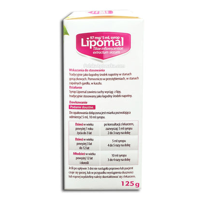 Lipomal syrop 125g, Aflofarm