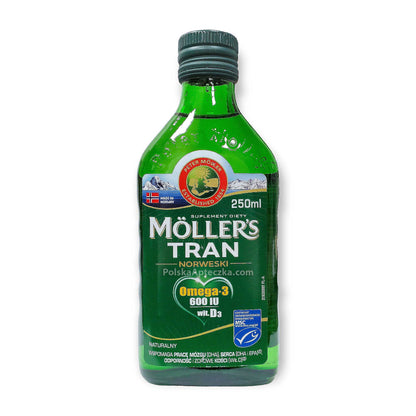 Tran w płynie Norweski Moller's 250 ml