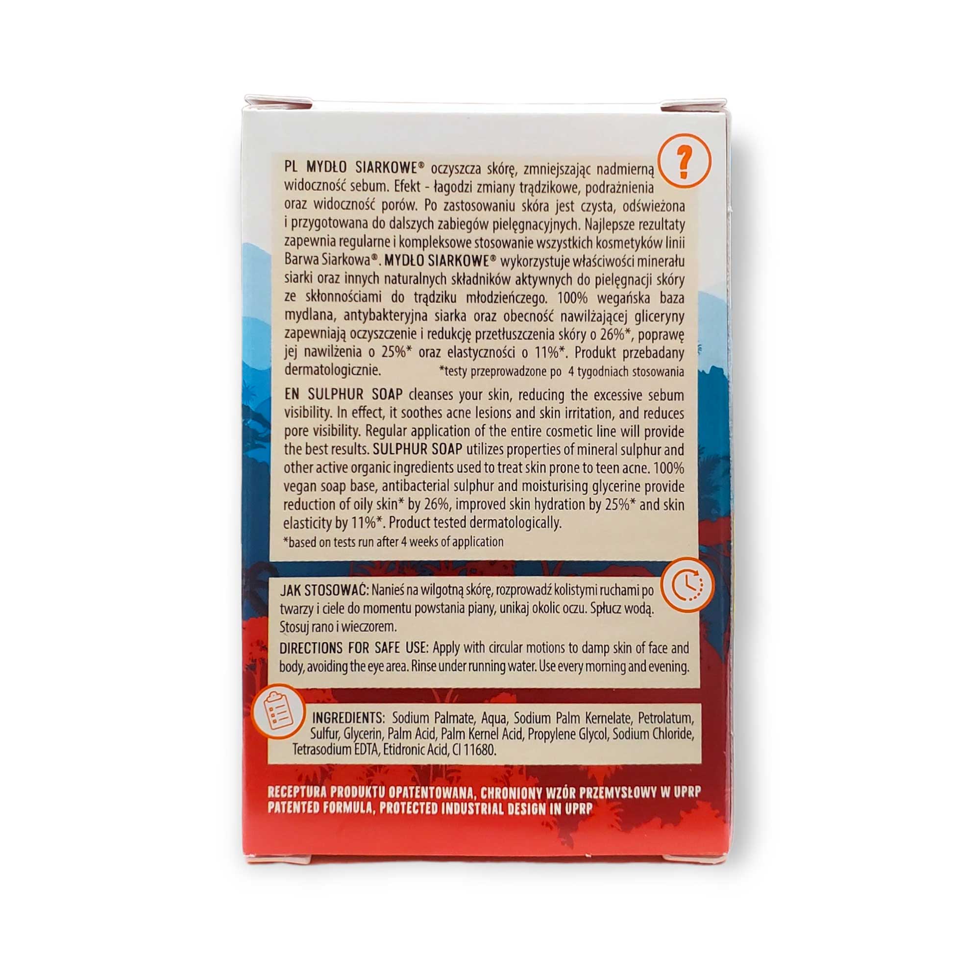 Mydło Siarkowe 100 g, Barwa Siarkowa