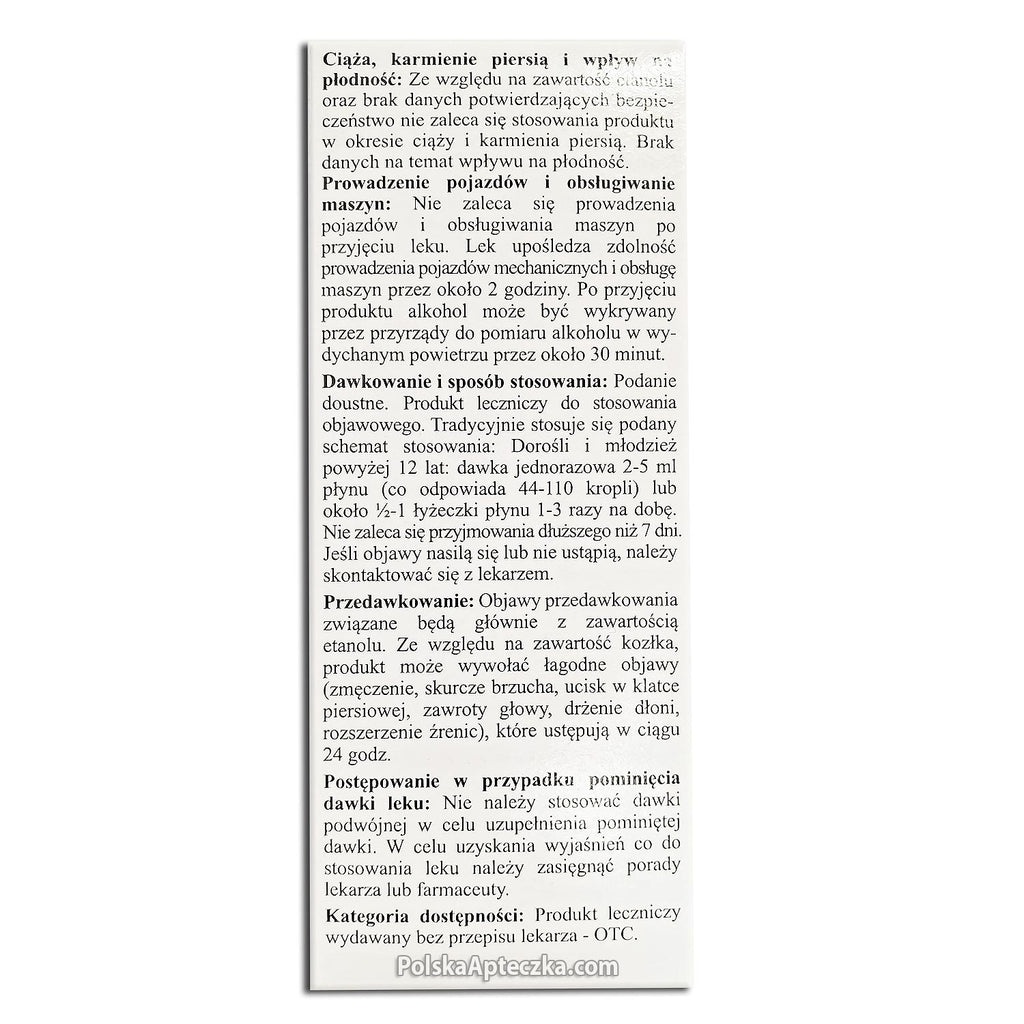 Nervosol płyn doustny, 100ml, Herbapol