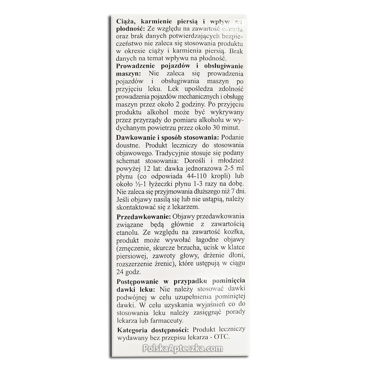 Nervosol płyn doustny, 100ml, Herbapol