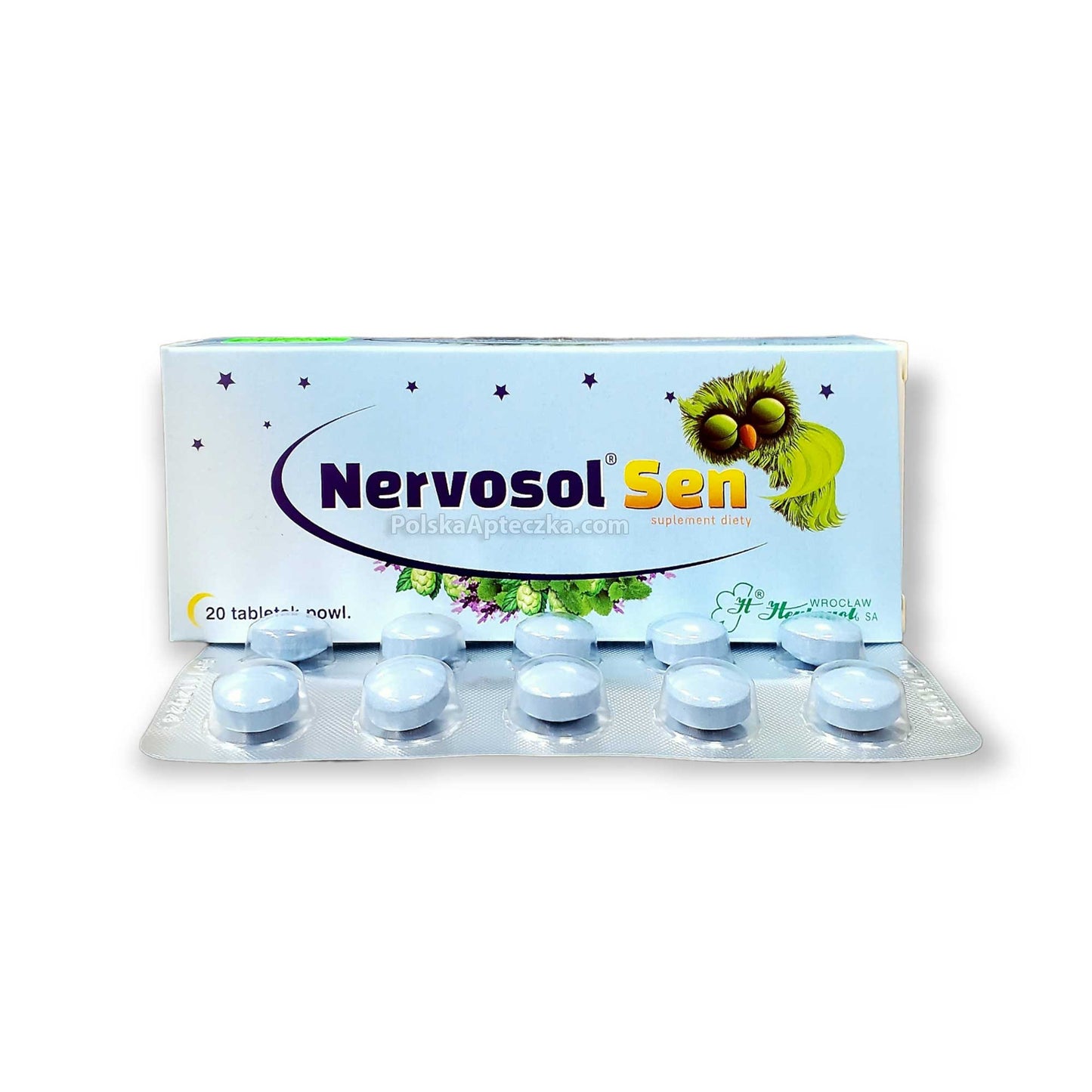 Nervosol Sen 20 tabletek, Herbapol