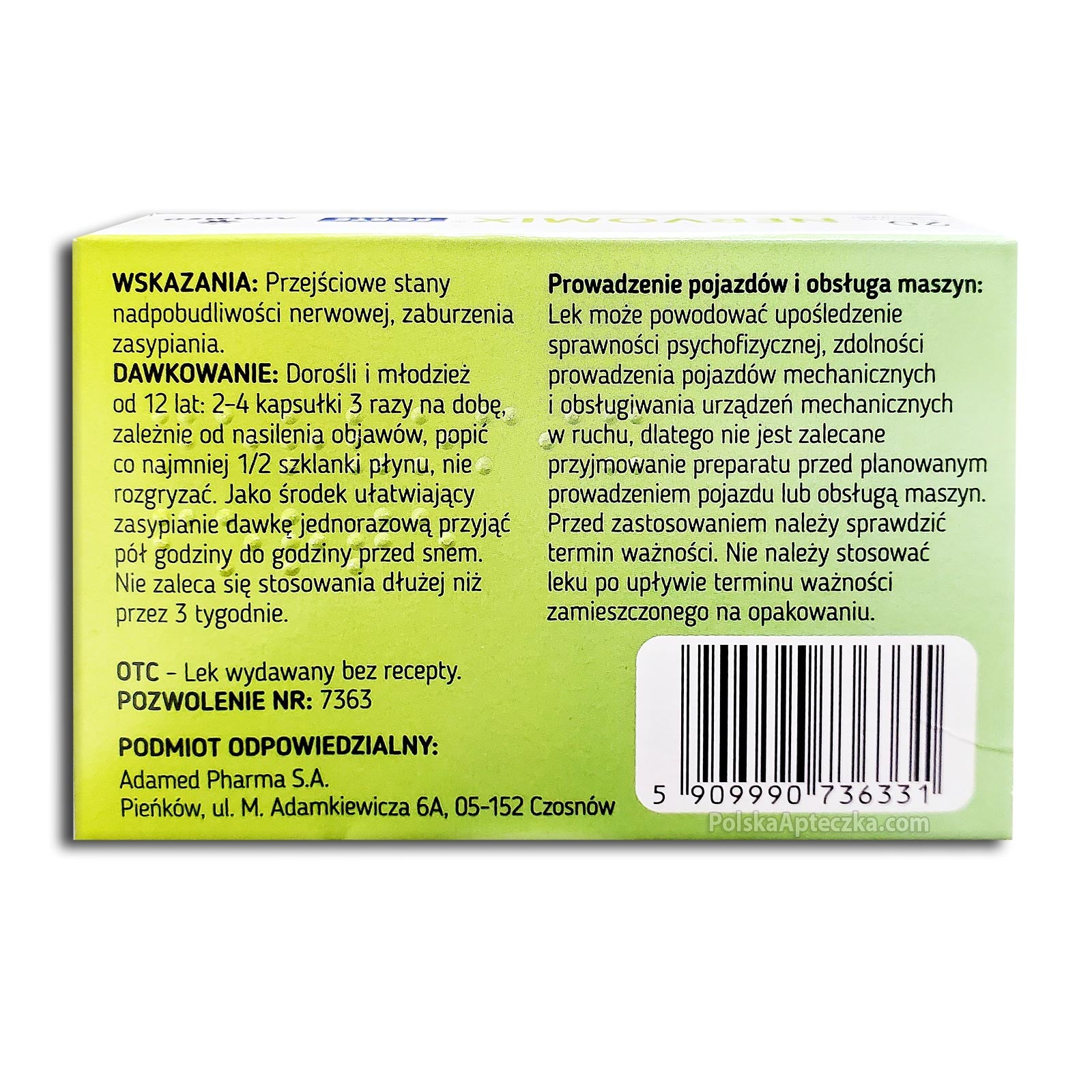 Nervomix Forte tablets