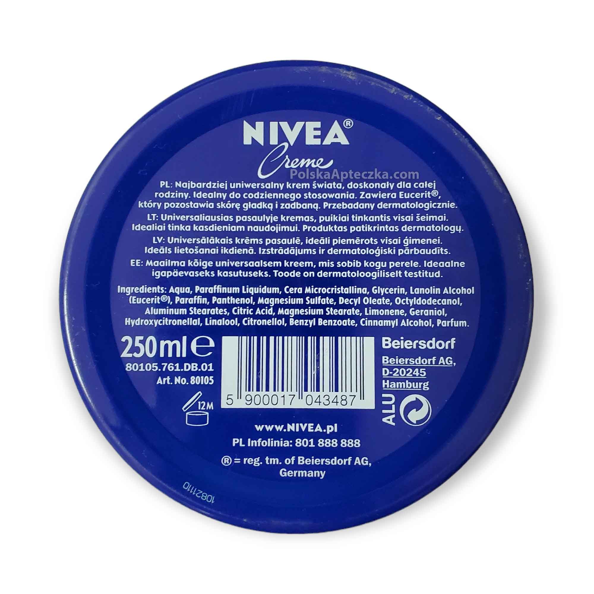 nivea krem 250ml