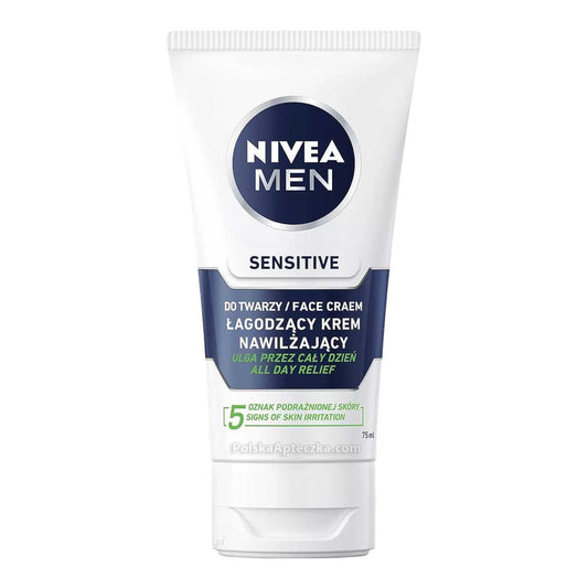 Nivea Men Łagodzący krem nawilżający do twarzy 75ml