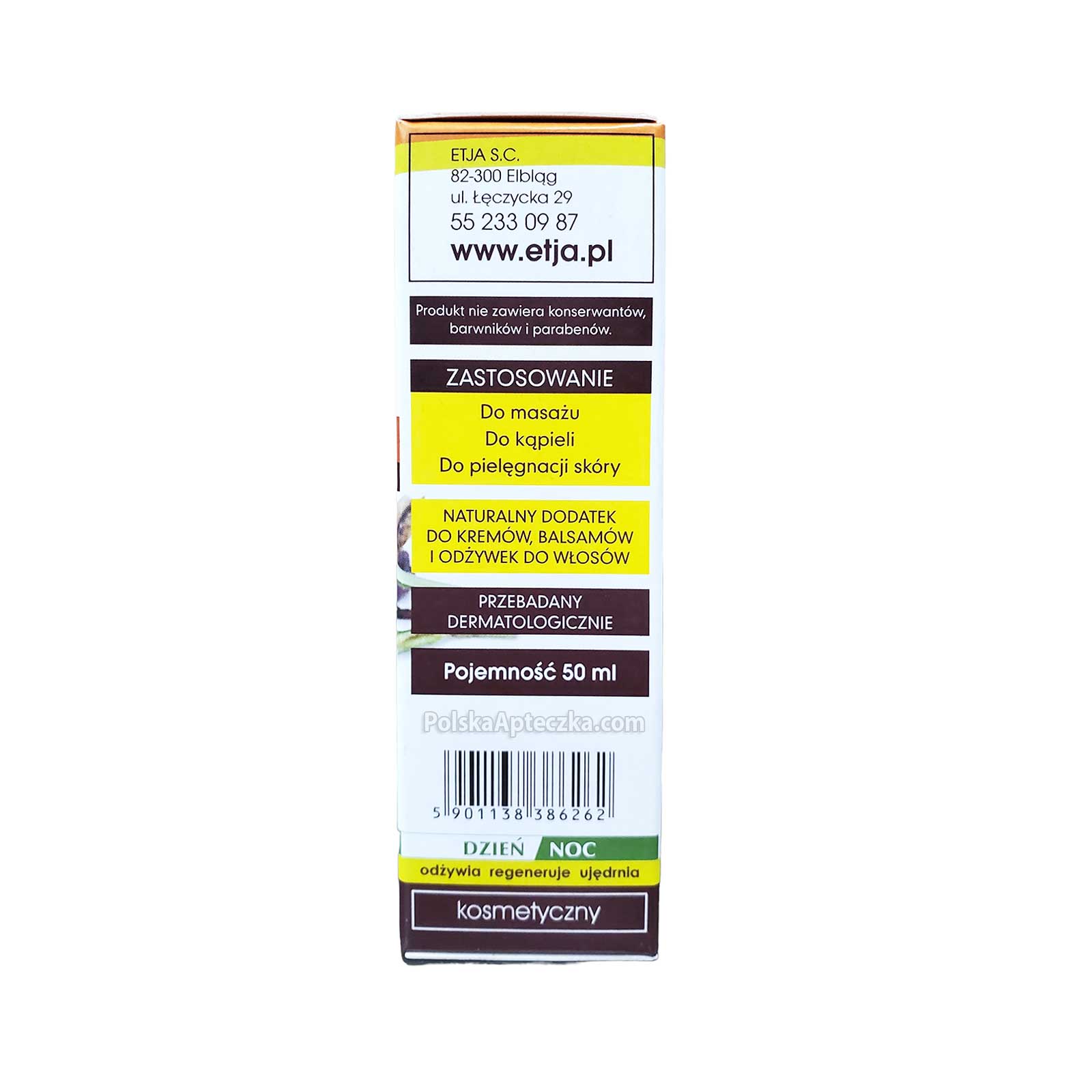 Olej z Żywokostu lekarskiego 50ml, Etja | Comfrey oil