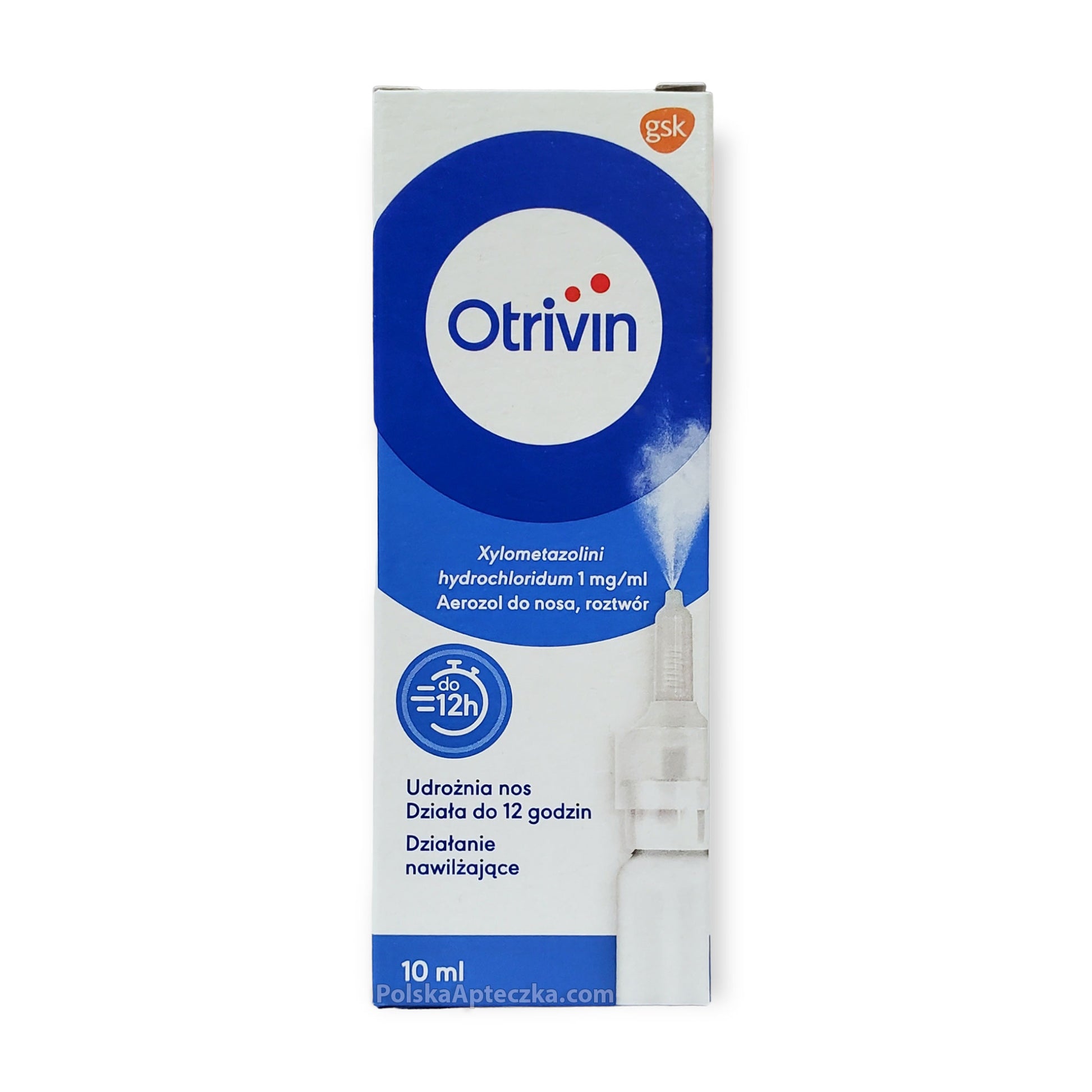 Otrivin 0,1%, 1 mg/ml, aerozol do nosa, 10 ml