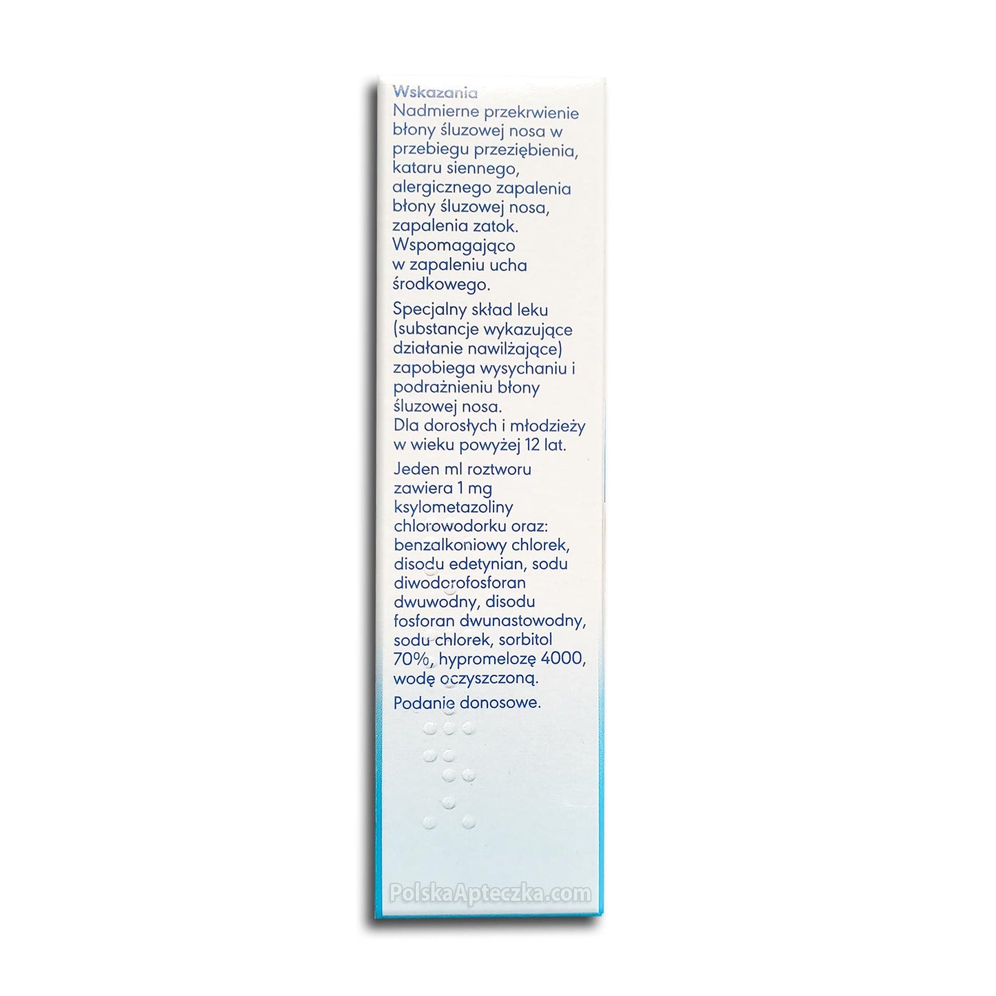Otrivin 0,1%, 1 mg/ml, aerozol do nosa, 10 ml