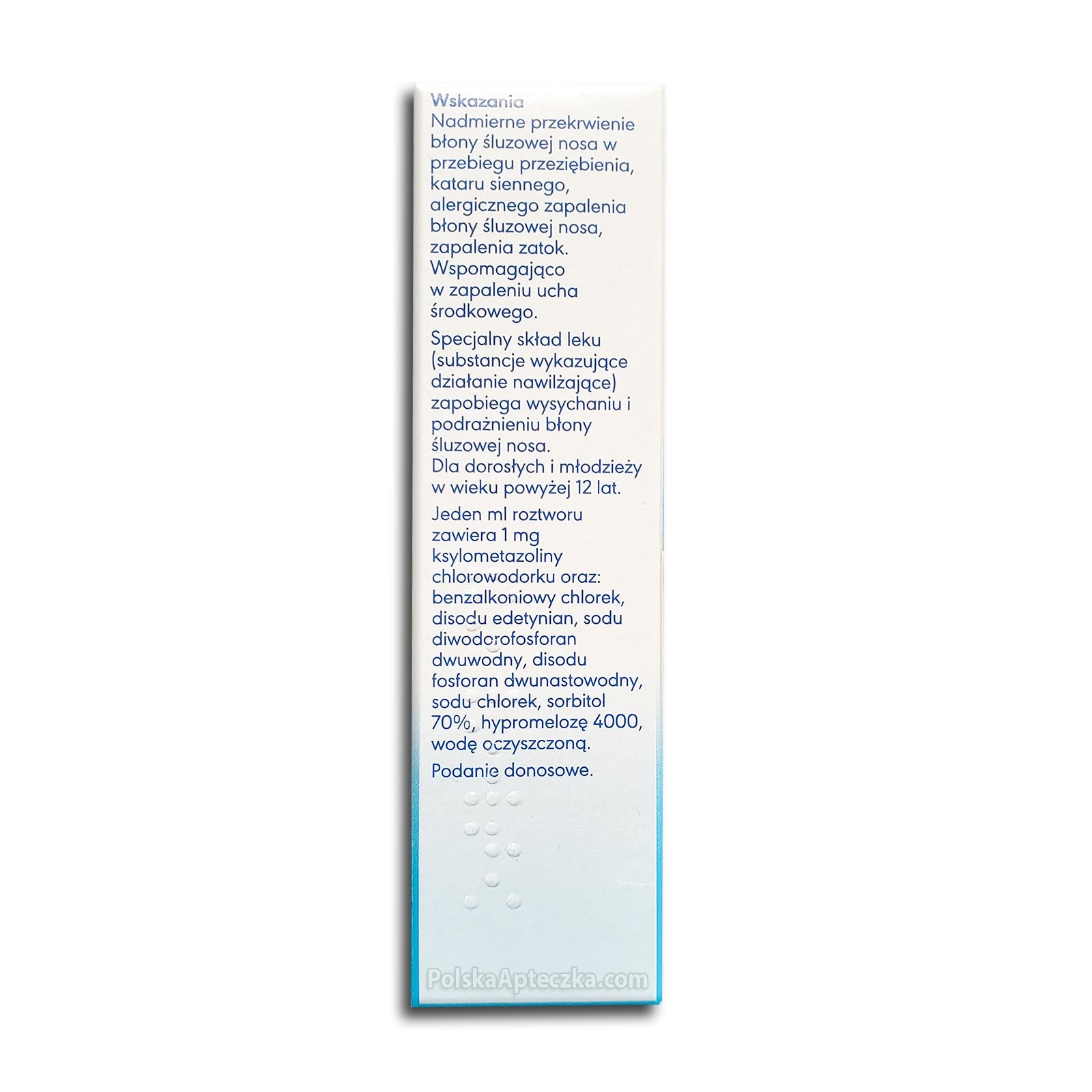 Otrivin 0,1%, 1 mg/ml, aerozol do nosa, 10 ml