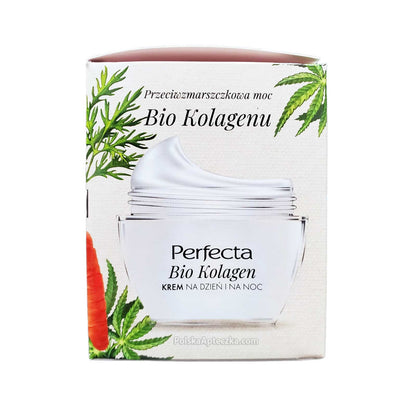 Perfecta, Bio Kolagen 50+ krem przeciwzmarszczkowy na dzien i noc, 50ml
