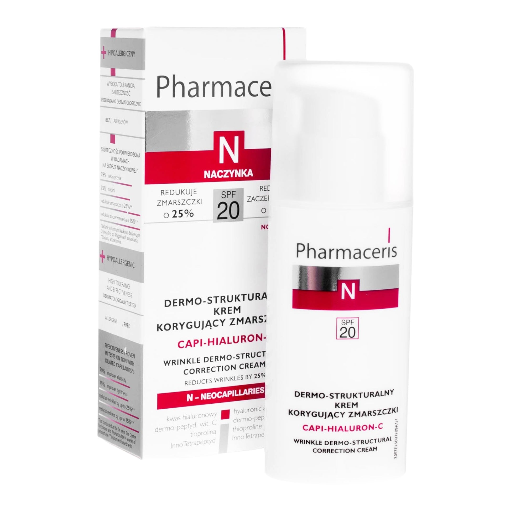 Pharmaceris N Capi-Hialuron-C Dermo-strukturalny krem korygujący zmarszczki SPF 20 50ml