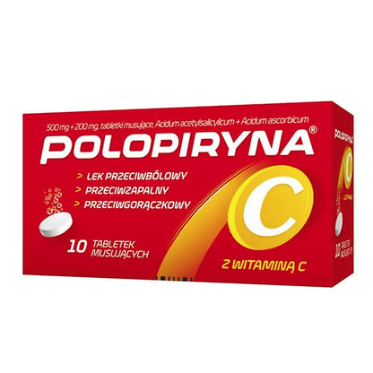 Polopiryna C 10 tablets