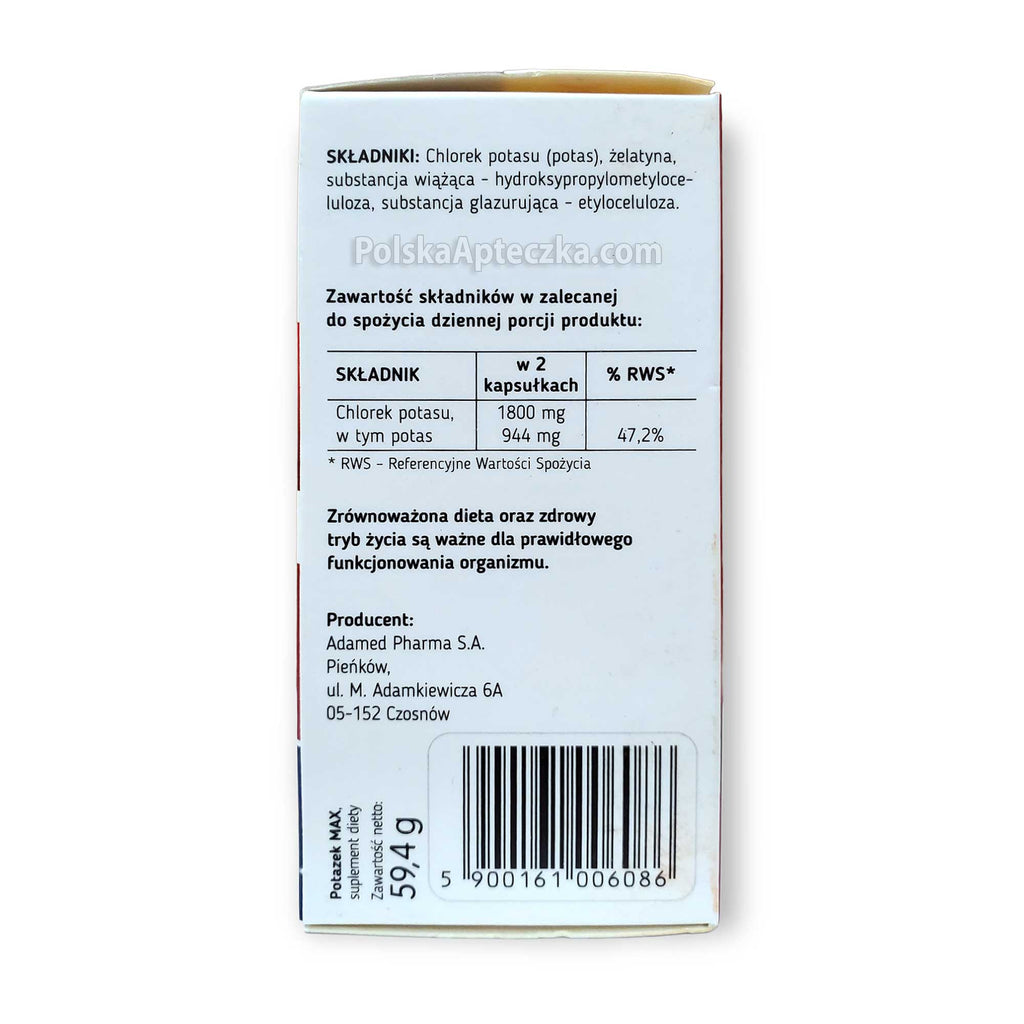 Potazek MAX, 50 kapsulek