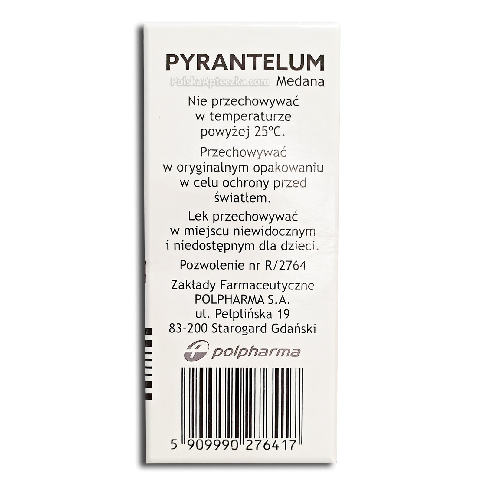 Pyrantelum Medana, zawiesina doustna, 15 ml