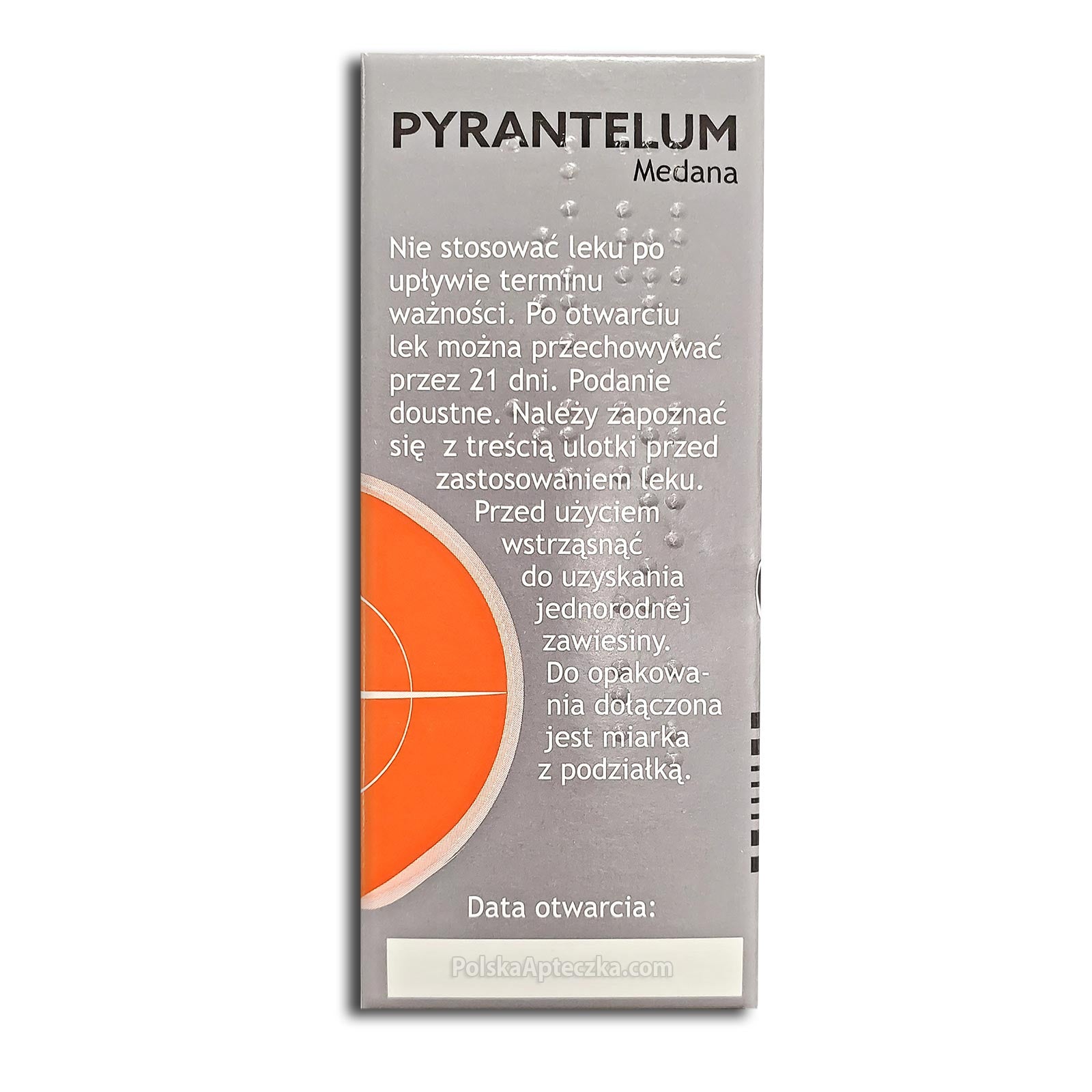 Pyrantelum Medana, zawiesina doustna, 15 ml