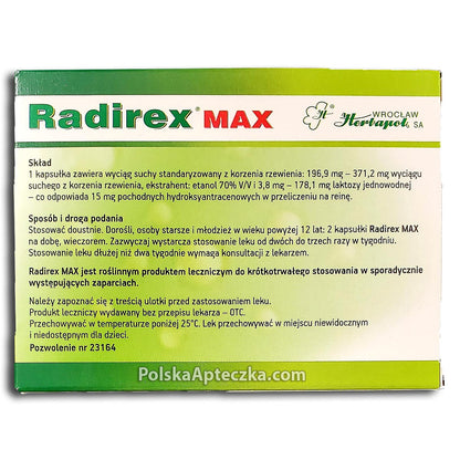 Radirex Max 10 capsules