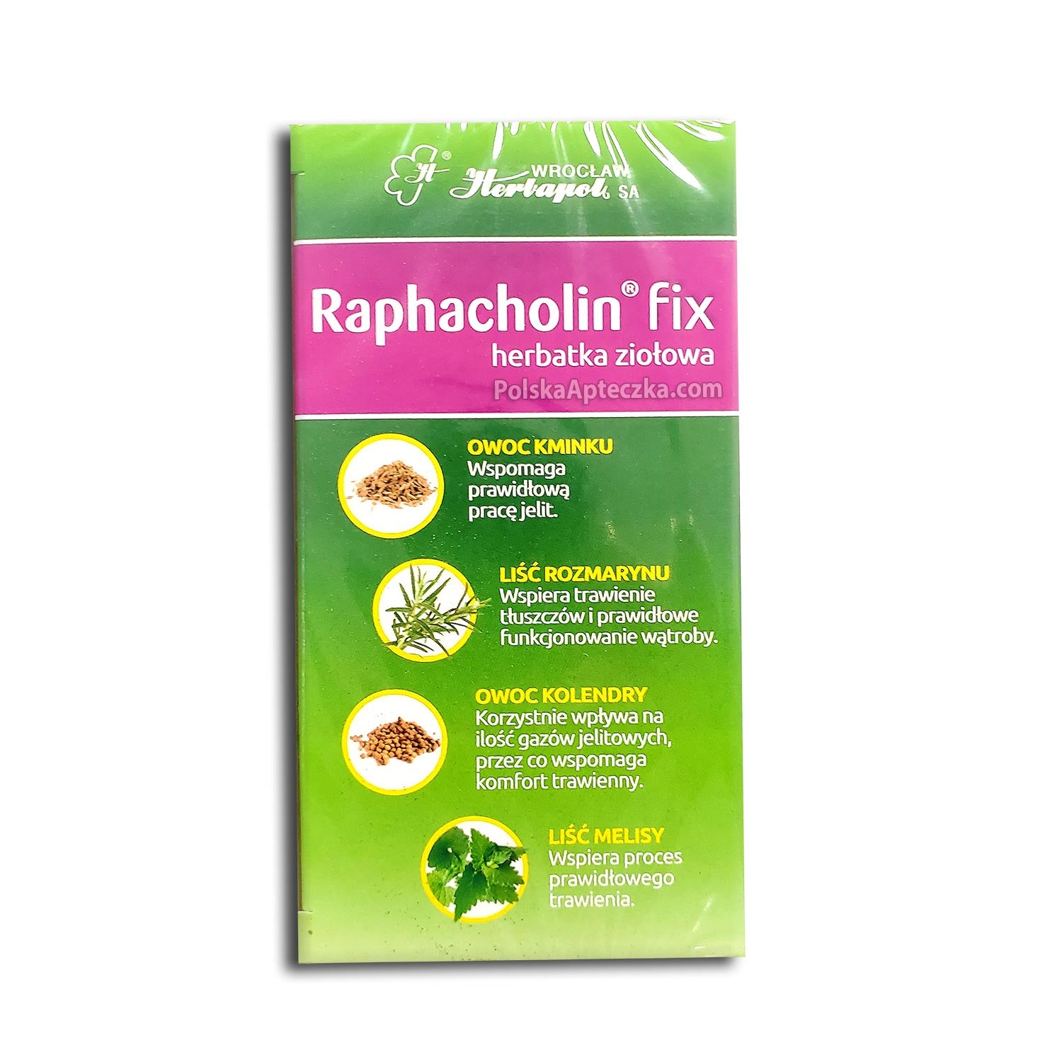 Raphacholin Fix herbatka ziołowa 20x3g, Herbapol