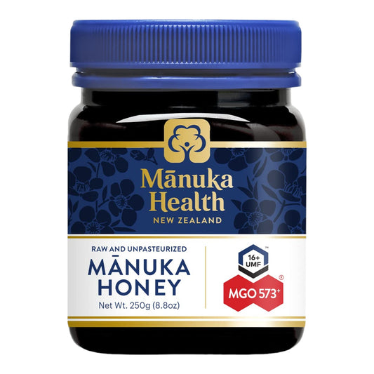 Manuka Honey Raw MGO 573+ UMF 16+ 8oz (250g), Manuka Health New Zeland