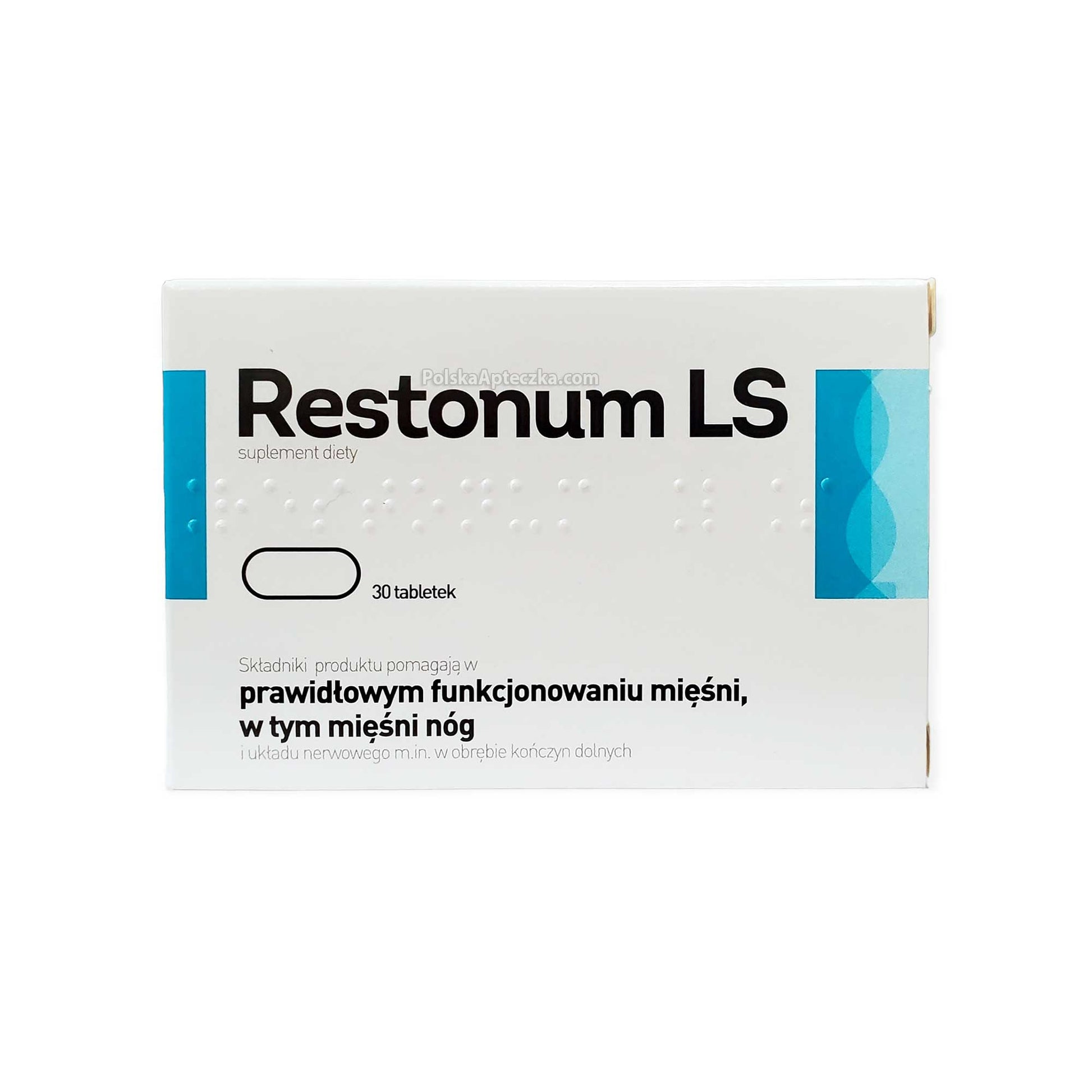 Restonum LS, wspomaga funkcjonowanie mięśni, 30 tabletek