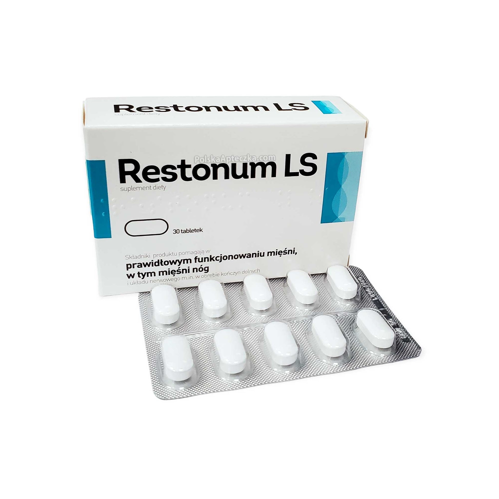 Restonum LS, wspomaga funkcjonowanie mięśni, 30 tabletek