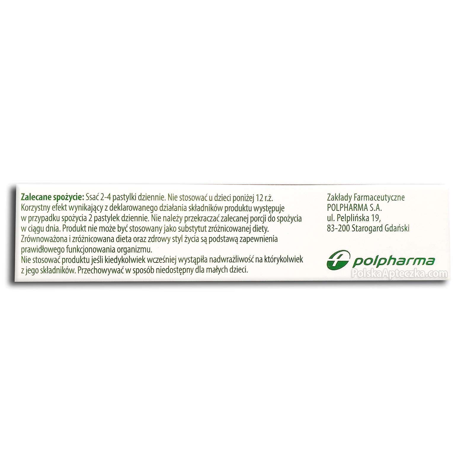Scorbolamid Na Gardło 16 tabletek to ssania, Polpharma