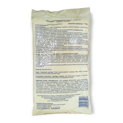 Bochenska Lecznicza Jodowo-Bromowa Salt 1000g ships from Chicago USA